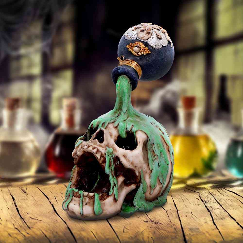 Nemesis Now - Fatal Elixir 19.2cm Beeld/figuur - Schedel - Multicolours
